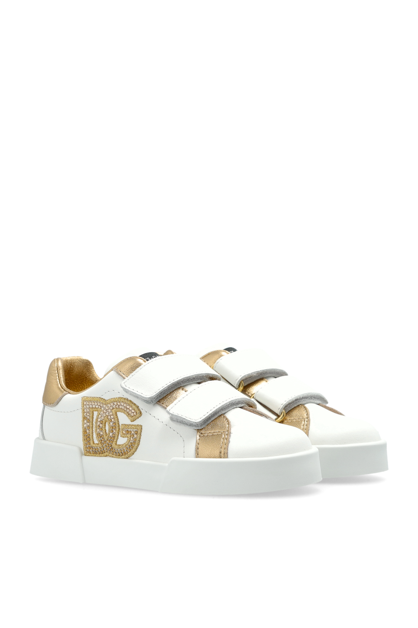 White Shoes with logo Dolce & Gabbana Kids - Vitkac Australia